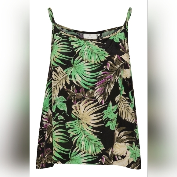 NWT KAFFE KALULU Exotic Print Tank Top - Picture 6 of 7